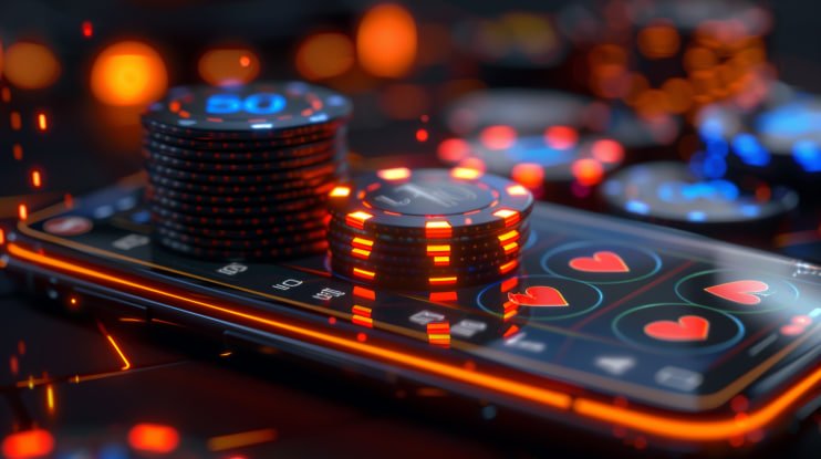 yg1m မိုဘိုင်းအက်ပ် ဖုန်းပေါ်တွင် Live Casino ကစားနေသောမြင်ကွင်း